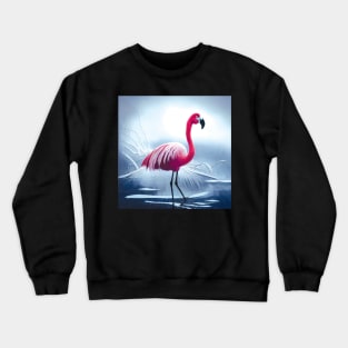 Flamingo in Winter Crewneck Sweatshirt